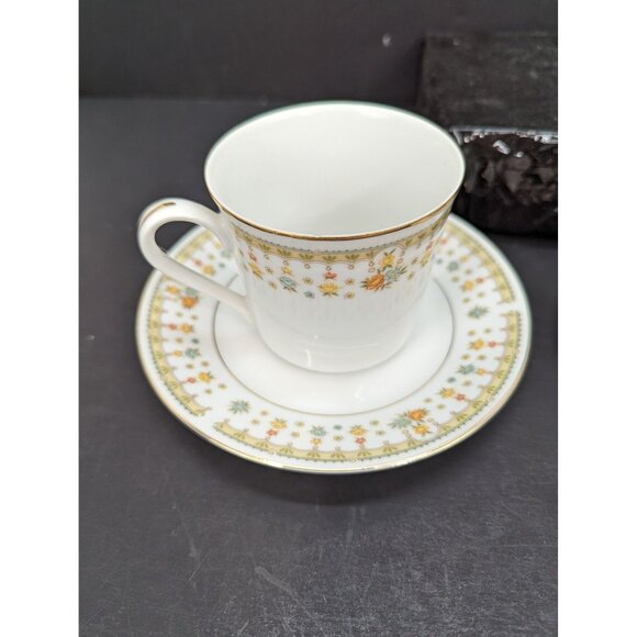 Garden Bouquet Fine China 4078 Replacement Cup and Saucer Set Lot of 2 - Picture 3 of 10